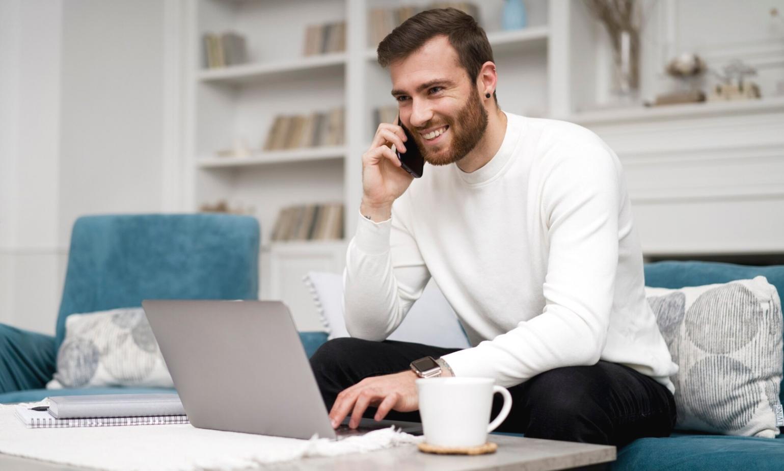 Financial analysis workspace with investment data